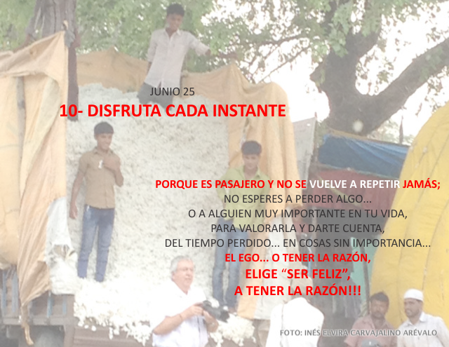 10- Disfruta cada instante